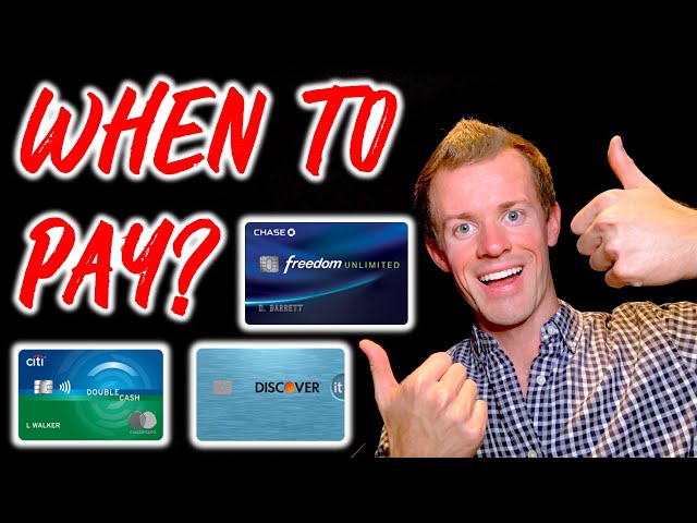 CREDIT CARDS 101: When To Pay Credit Card Bill To Increase Credit Score