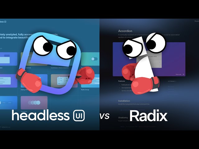 Headless UI vs Radix UI React/Vue Primitives | The Compared EP 3