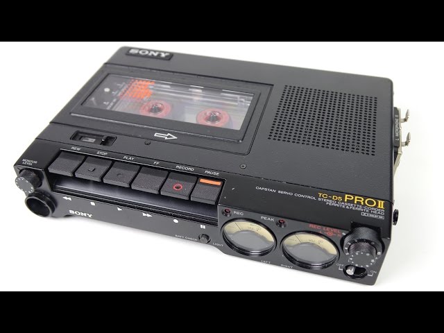 Classic Tech - Sony TC-D5 Field Recorder