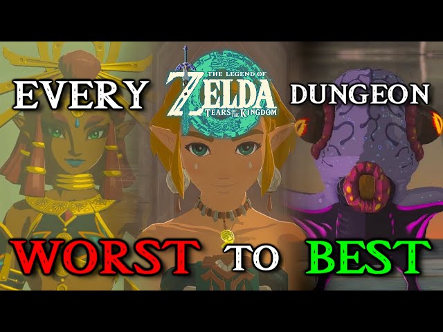EVERY Dungeon in Zelda Tears of the Kingdom Ranked from Worst to Best