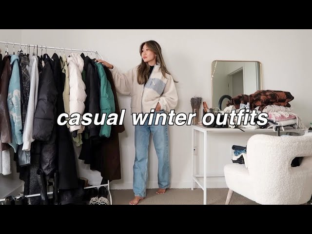 CASUAL WINTER OUTFITS ⛄️ | winter lookbook (cute and warm outfit ideas!)