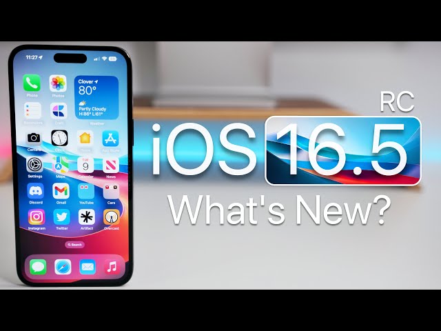 iOS 16.5 RC is Out! - What's New?