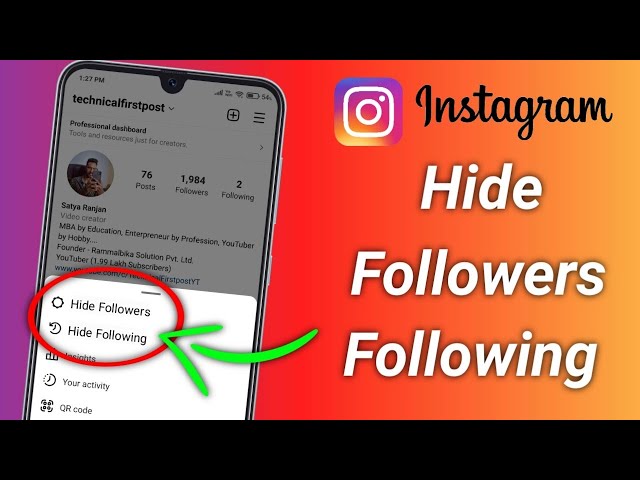 How to Hide Instagram Followers and following | Instagram पर Followers Hide कैसे करें |Tips & Tricks