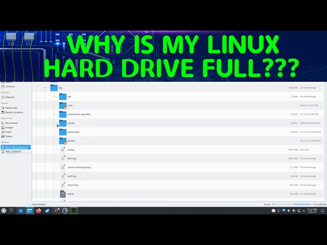 My Linux Hard Drive is Full | How to Fix
