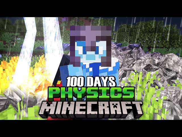 I Survived 100 Days in Realistic Minecraft