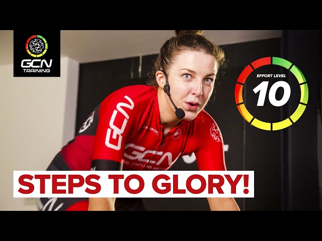 60 Mins Progressive Intervals - Steps To Glory! | GCN Training Workouts 🔈