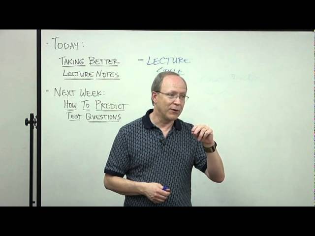 How To Take Better Lecture Notes | LBCC Study Skills