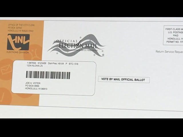 City and County of Honolulu: Get in Those Ballots —