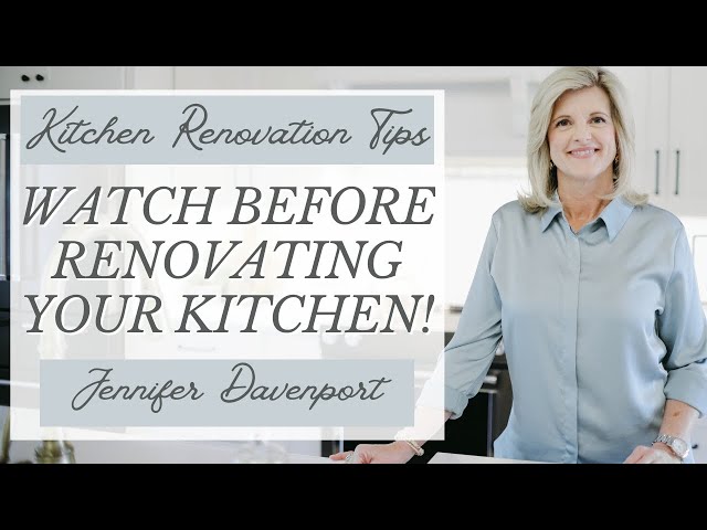 Kitchen Renovation Tips | How to Live Through a Kitchen Renovation