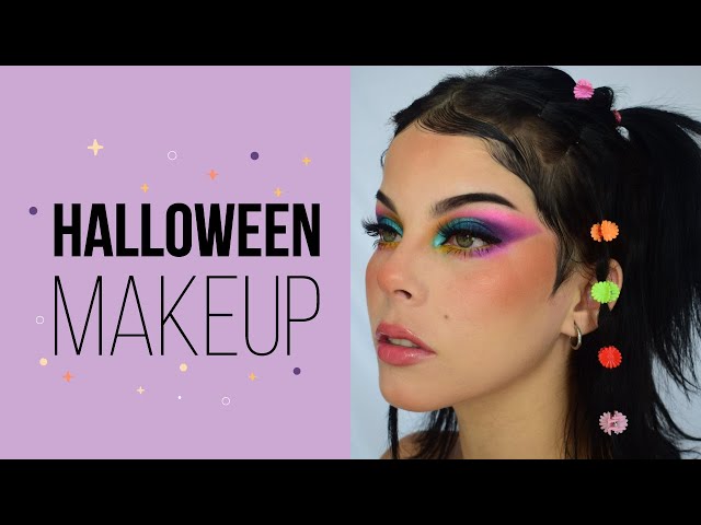 🌈 Tutorial de maquillaje Candy Glam para Halloween