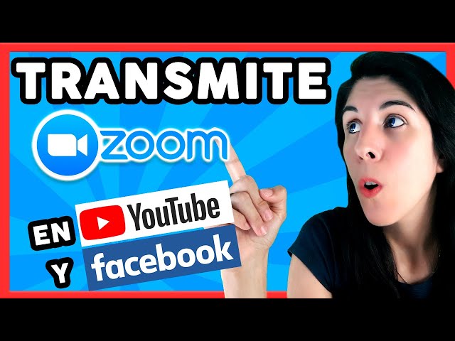 🔴  Cómo TRANSMITIR Zoom en Facebook y YouTube (con OBS)