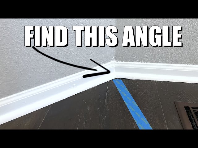 Find the Inside Angle for Miter Cuts Using a Board and Tape #shorts | Woodworking Tips
