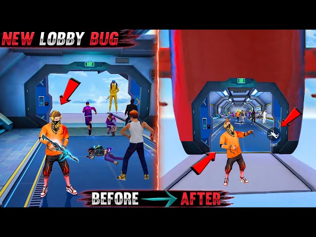 Free Fire New Lobby Bug After Ob40 update 😲 - New Bug in Free Fire 2023