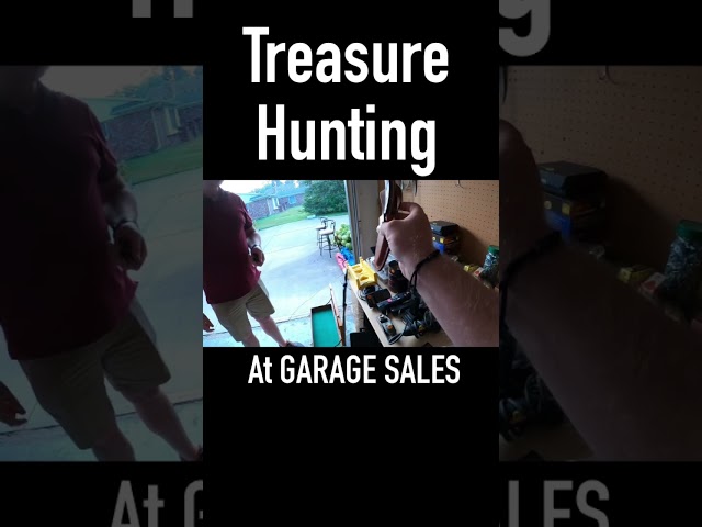 Treasure Hunting at Garage Sales