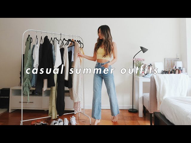 CASUAL SUMMER OUTFITS 💛 | summer lookbook