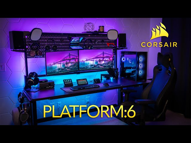 Corsair Platform 6 Desk Review - Tailored for YOU!  This is a game changer...