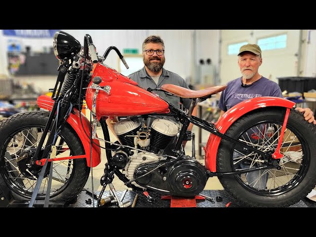 Will this Newly Restored Antique Junkyard Harley Davidson Run?