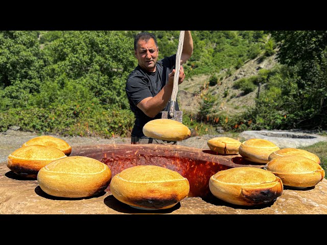 Baked Uzbek Tortillas In A Tandoor! Delicious Oriental Pastries