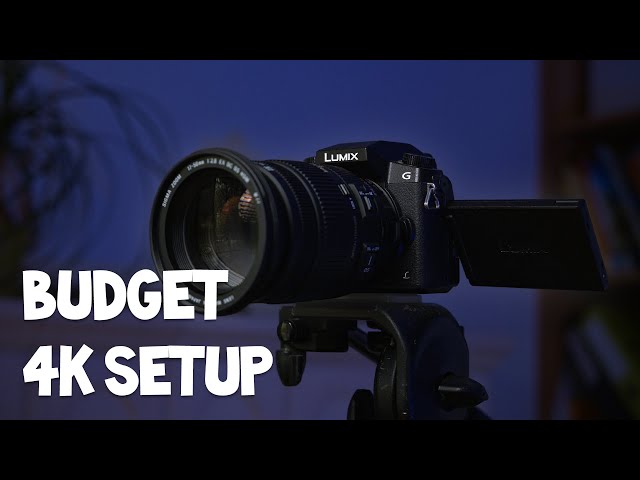 Professionelles 4k YouTube Kamera Setup unter 500€