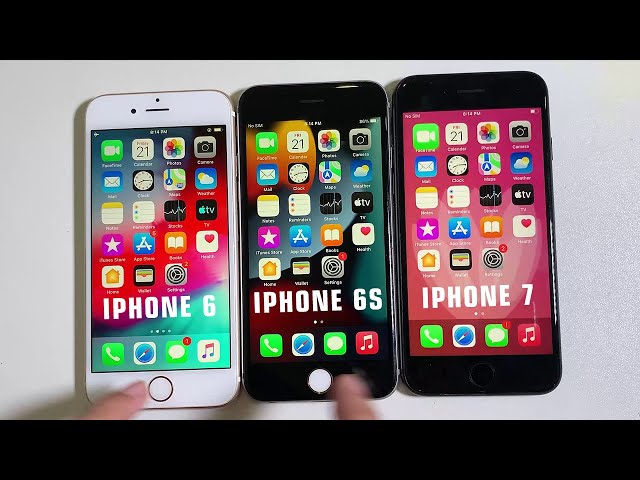 iPhone 6 vs iPhone 6s vs iPhone 7 in 2022