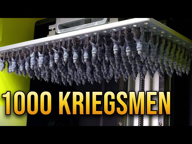I 3D Printed 1000 Death Korps Of Kreigsmen