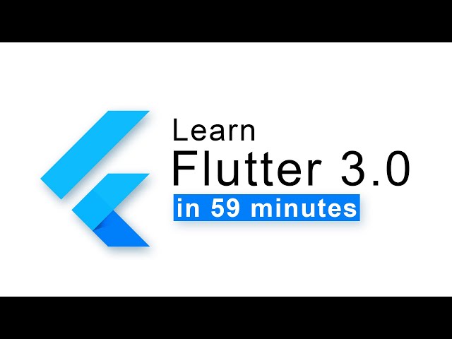 Flutter Tutorial For Beginners In 1 Hour