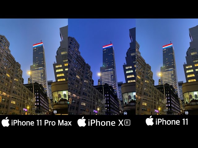 iPhone 11 Pro Max vs iPhone XR vs iPhone 11| Camera Test