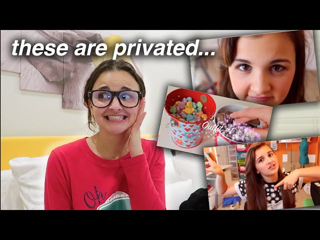 reacting to my privated videos... | VLOGMAS 2023