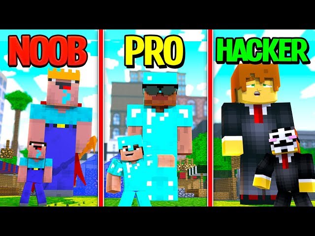 Minecraft - PLAYER STATUES! (NOOB vs PRO vs HACKER)