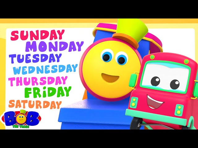 Seven Days of the Week Song & More Kids Learning Cartoon Videos