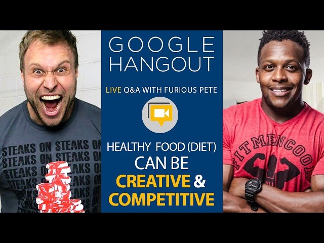 LIVE Chat with Furious Pete & FitMenCook - Overcoming Eating Disorders, Making food fun, Cheat Meals