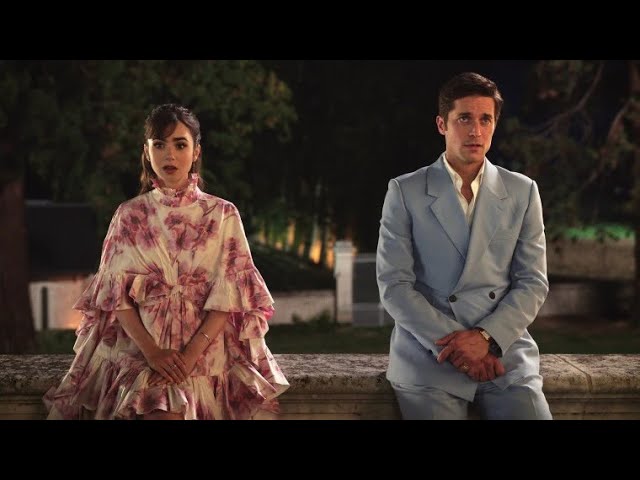 Emily and Gabriel Romantic Scene | Emily in Paris Season 3 | Netflix