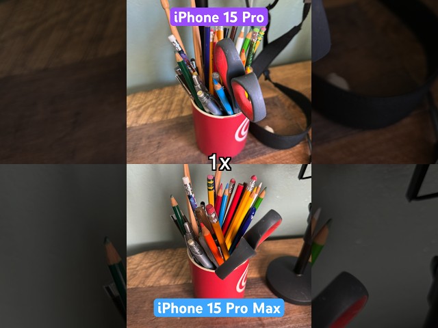 iPhone 15 Pro vs iPhone 15 Pro Max camera comparison