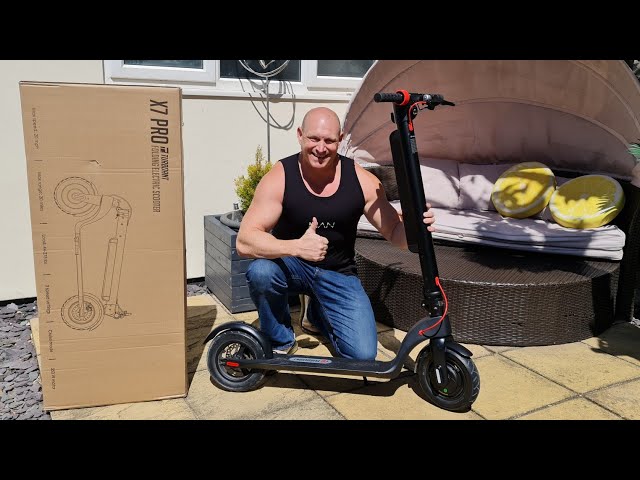 Turboant X7 Pro electric scooter,unboxing,setup & test ride