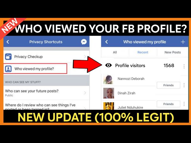 How to see who viewed my Facebook profile 2024 - Profile Visits on Facebook