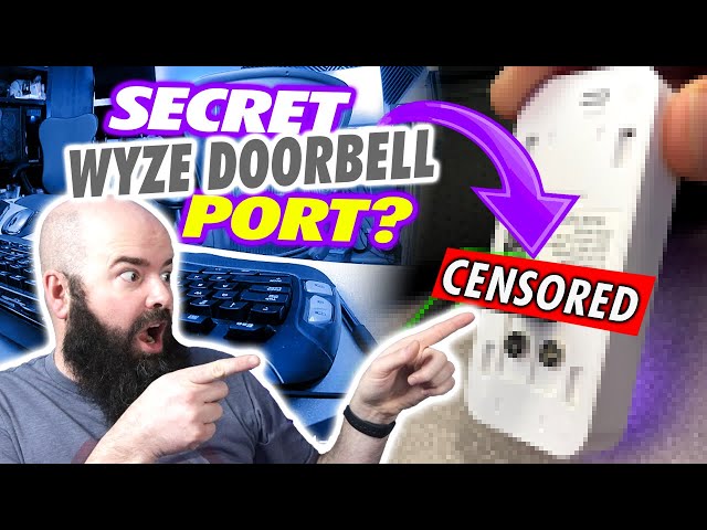 Wyze Video Doorbell has a Secret MicroUSB Port - The discovery and alternative new potential uses