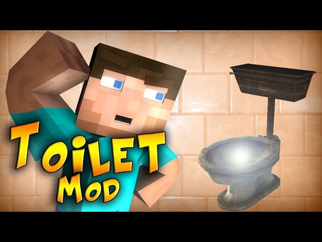 TOALETA W MINECRAFT!? - Toilet Bathroom Mod