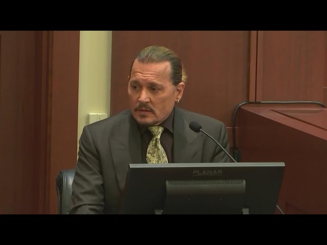 Johnny Depp testifies in defamation trial against ex-wife, Amber Heard in Fairfax County, VA