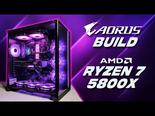 192K FULL Aorus Build + Ryzen 7 5800x + RTX 3070 + Lian Li o11 Dynamic XL ROG - Timelapse
