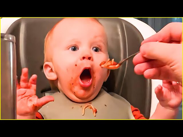 Funny Hungry Babies Love Foods - Peachy Vines