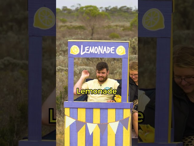 I tried to sell lemonade in the desert