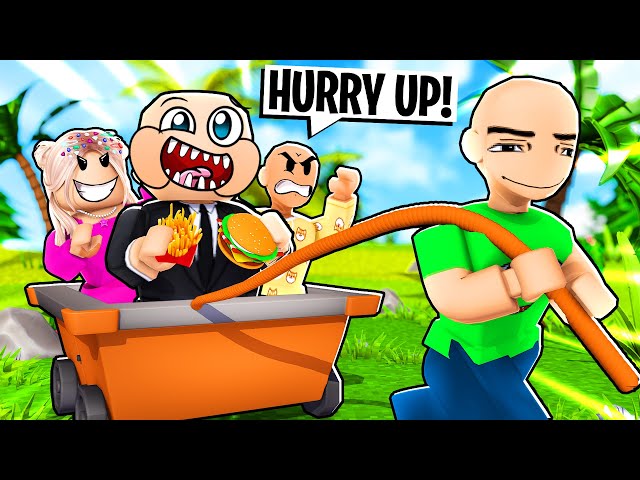 PULLING MY HEAVY FRIENDS TO VICTORY | Roblox Funny Moments