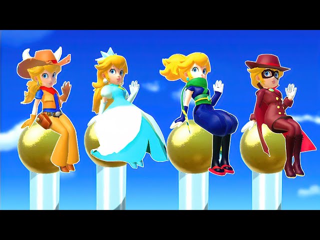 Super Mario Party - All Minigames With Cowgirl Peach (Hardest Difficulty)