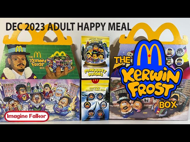 McDonald's Adult Happy Meal | Kerwin Frost Box | December 2023 | ASMR Review