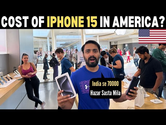 Buying iPhone 15 Pro Max from APPLE'S BIGGEST STORE: NEW YORK! 🇺🇸