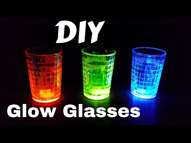 How to Make Glow Glasses with Glow Sticks for Party Celebration