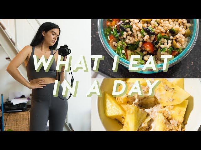 College What I Eat in A Day / Plant Based, Easy