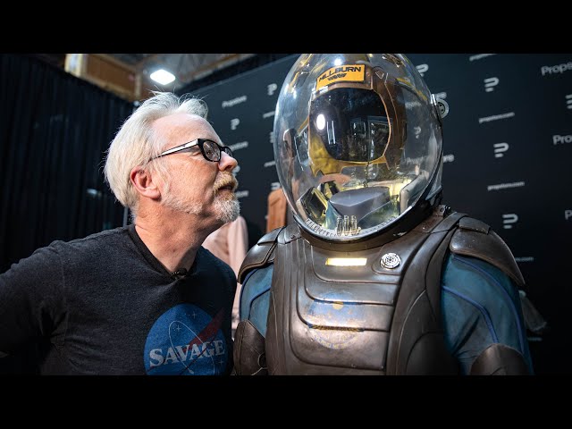 Adam Savage Meets the Prometheus Spacesuit!