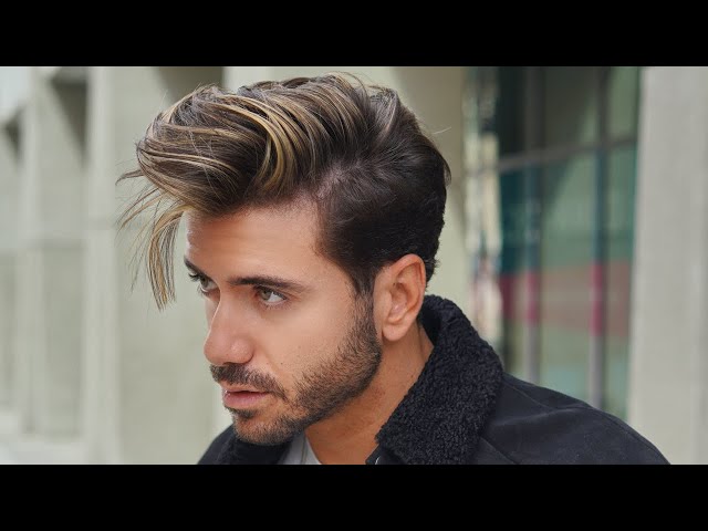 FULL Men's Haircut | No Edits | Men's Hairstyle Tutorial Quiff 2019