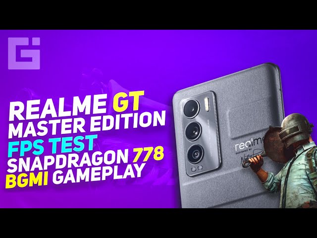 Realme GT Master Edition BGMI Gaming Test, FPS with Sanhok Bootcamp, PUBG FPS Test Snapdragon 778G
